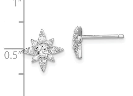 Sterling Silver Earrings Style QE14886 - Classique Jewelry Inc.