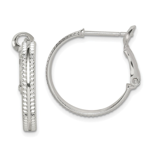 Sterling Silver Earrings Style QE14924 - Classique Jewelry Inc.