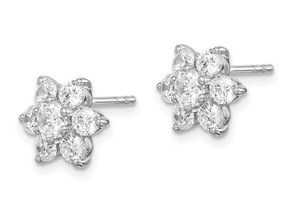 Sterling Silver Earrings Style QE14934 - Classique Jewelry Inc.