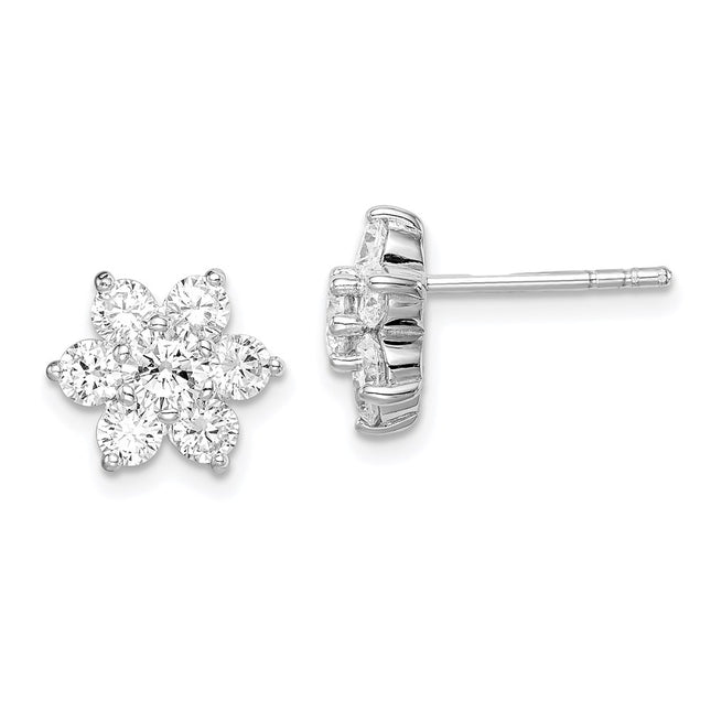 Sterling Silver Earrings Style QE14934 - Classique Jewelry Inc.