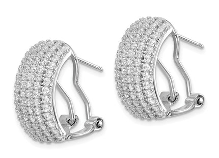 Sterling Silver Earrings Style QE14943 - Classique Jewelry Inc.