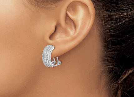 Sterling Silver Earrings Style QE14943 - Classique Jewelry Inc.