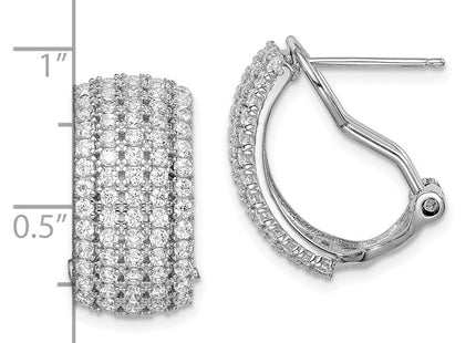 Sterling Silver Earrings Style QE14943 - Classique Jewelry Inc.