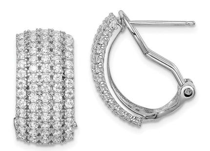 Sterling Silver Earrings Style QE14943 - Classique Jewelry Inc.