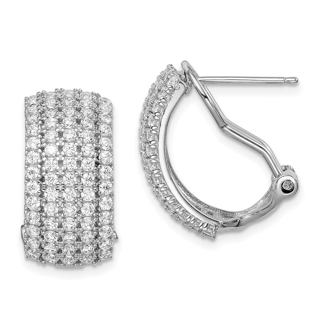 Sterling Silver Earrings Style QE14943 - Classique Jewelry Inc.