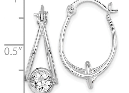 Sterling Silver Earrings Style QE14946 - Classique Jewelry Inc.