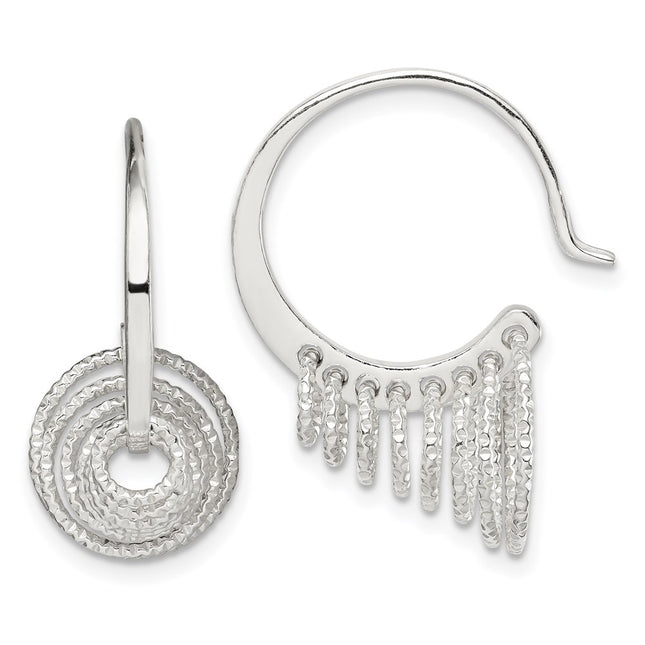 Sterling Silver Earrings Style QE14985 - Classique Jewelry Inc.