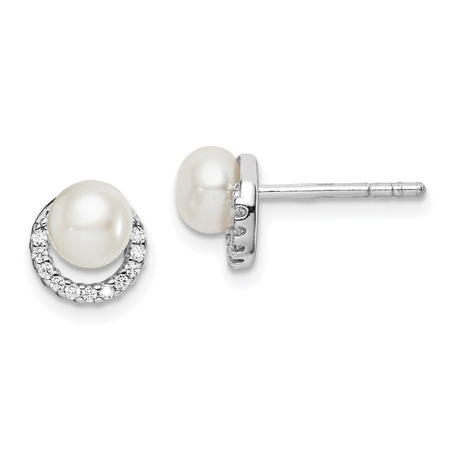 Sterling Silver Earrings Style QE15056 - Classique Jewelry Inc.