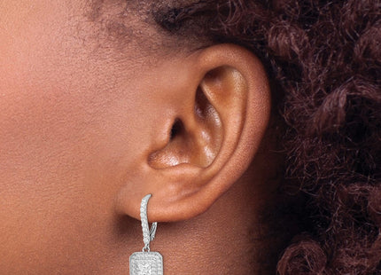 Sterling Silver Earrings Style QE15062 - Classique Jewelry Inc.