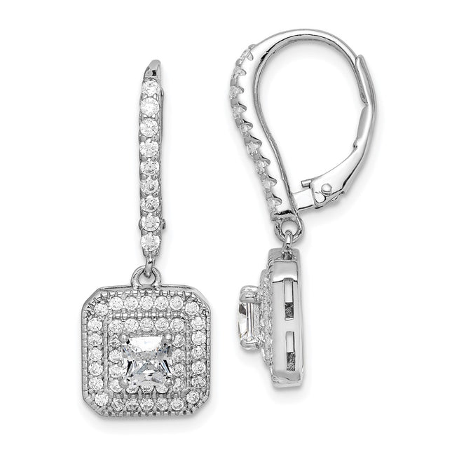 Sterling Silver Earrings Style QE15062 - Classique Jewelry Inc.