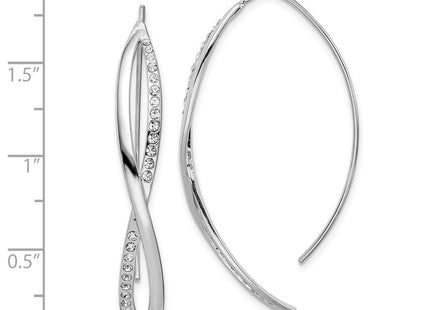 Sterling Silver Earrings Style QE15066 - Classique Jewelry Inc.