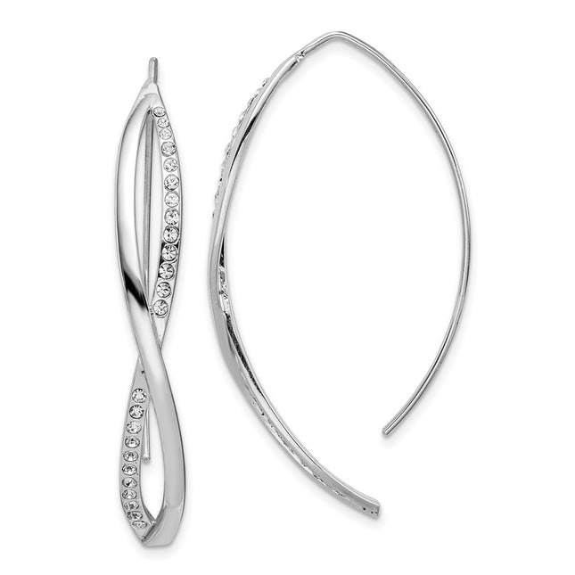 Sterling Silver Earrings Style QE15066 - Classique Jewelry Inc.