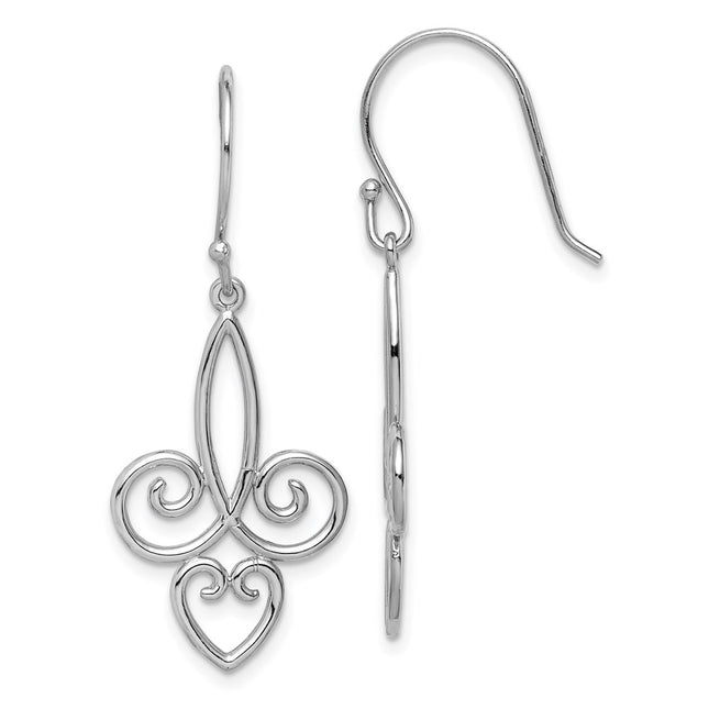 Sterling Silver Earrings Style QE15067 - Classique Jewelry Inc.