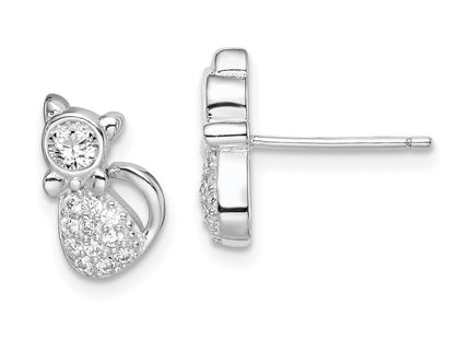 Sterling Silver Earrings Style QE15097 - Classique Jewelry Inc.