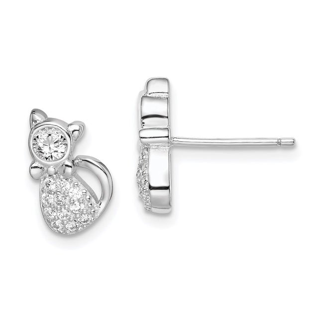 Sterling Silver Earrings Style QE15097 - Classique Jewelry Inc.