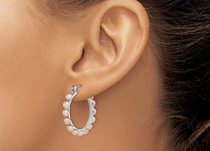 Sterling Silver Earrings Style QE15098 - Classique Jewelry Inc.