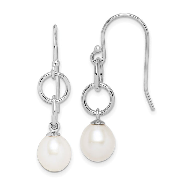 Sterling Silver Earrings Style QE15121 - Classique Jewelry Inc.