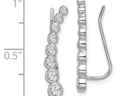 Sterling Silver Earrings Style QE15146 - Classique Jewelry Inc.