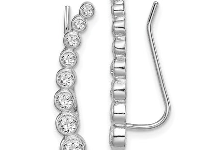 Sterling Silver Earrings Style QE15146 - Classique Jewelry Inc.