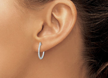 Sterling Silver Earrings Style QE15159 - Classique Jewelry Inc.