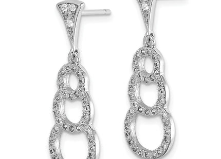 Sterling Silver Earrings Style QE15187 - Classique Jewelry Inc.