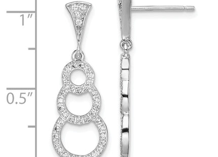 Sterling Silver Earrings Style QE15187 - Classique Jewelry Inc.