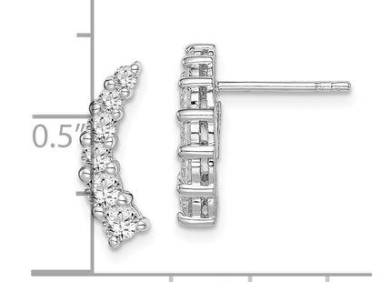 Sterling Silver Earrings Style QE15191 - Classique Jewelry Inc.