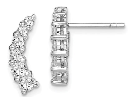 Sterling Silver Earrings Style QE15191 - Classique Jewelry Inc.