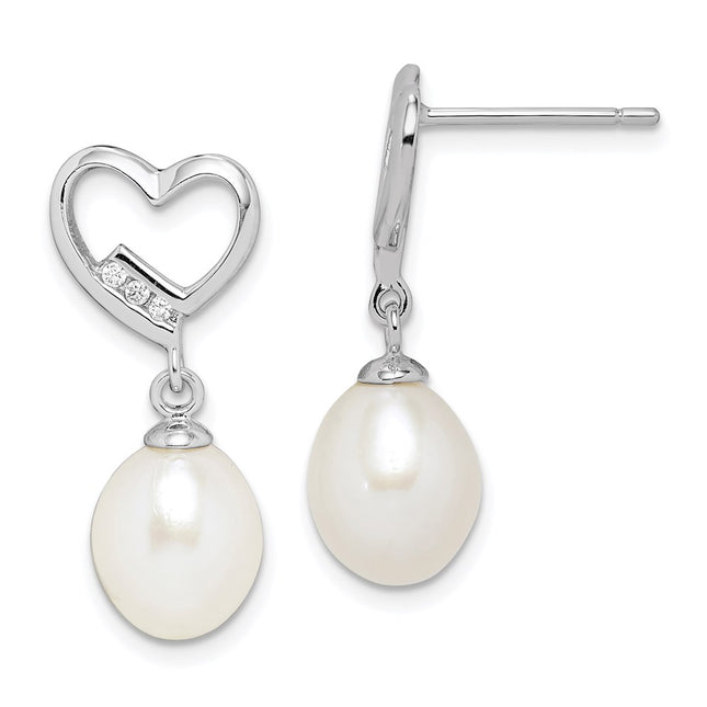 Sterling Silver Earrings Style QE15206 - Classique Jewelry Inc.