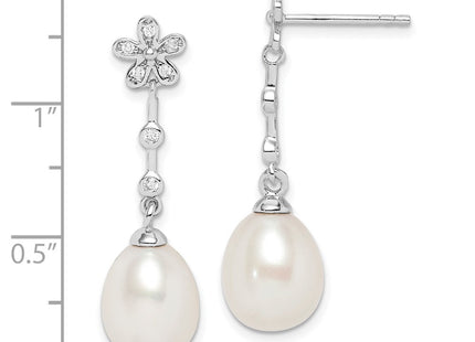 Sterling Silver Earrings Style QE15213 - Classique Jewelry Inc.