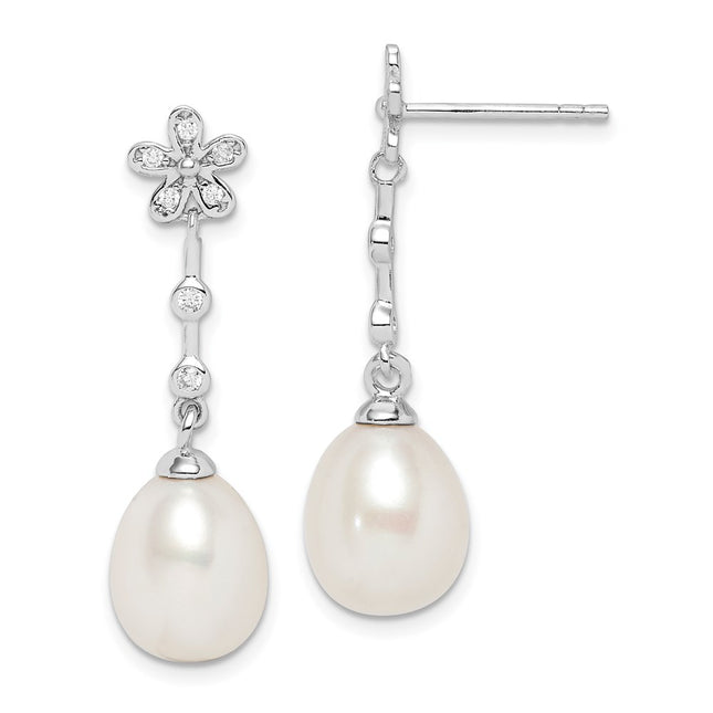 Sterling Silver Earrings Style QE15213 - Classique Jewelry Inc.