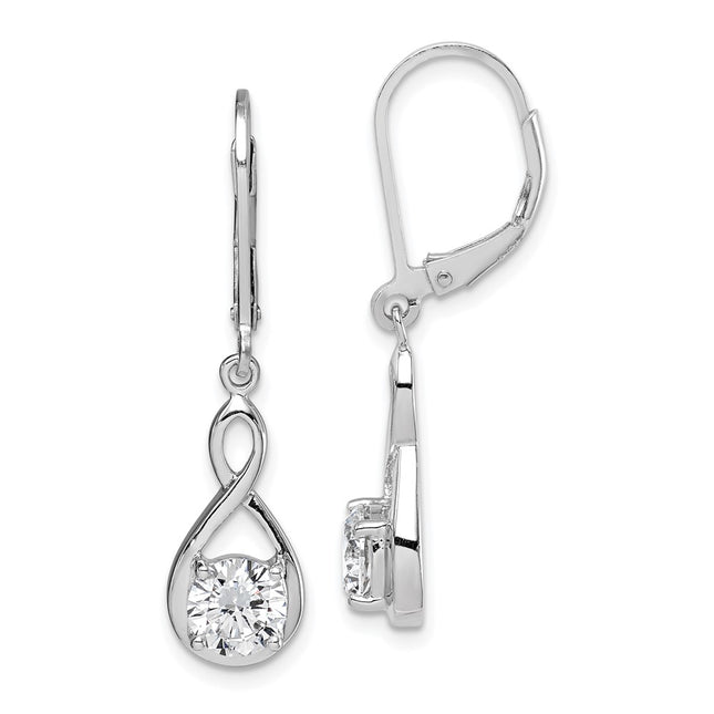 Sterling Silver Earrings Style QE15221 - Classique Jewelry Inc.