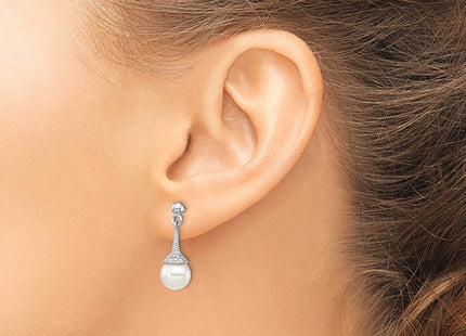 Sterling Silver Earrings Style QE15236 - Classique Jewelry Inc.