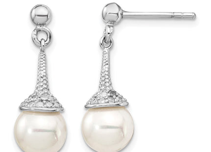 Sterling Silver Earrings Style QE15236 - Classique Jewelry Inc.