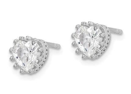 Sterling Silver Earrings Style QE15239 - Classique Jewelry Inc.