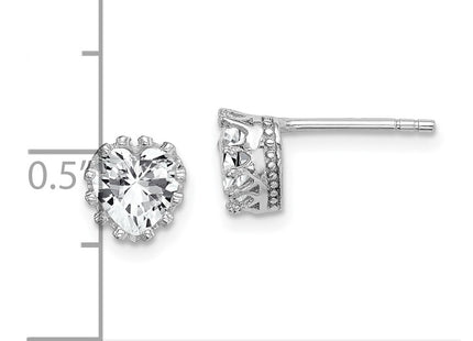 Sterling Silver Earrings Style QE15239 - Classique Jewelry Inc.