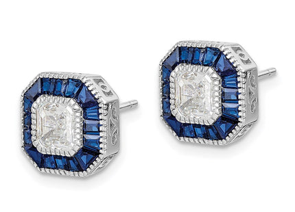 Sterling Silver Earrings Style QE15252 - Classique Jewelry Inc.