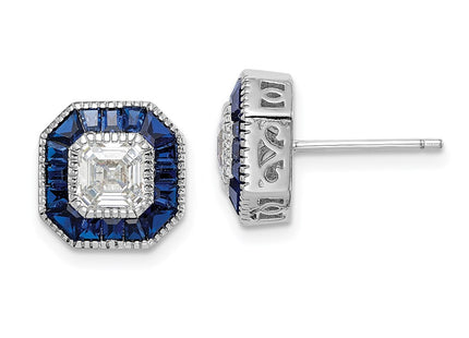 Sterling Silver Earrings Style QE15252 - Classique Jewelry Inc.