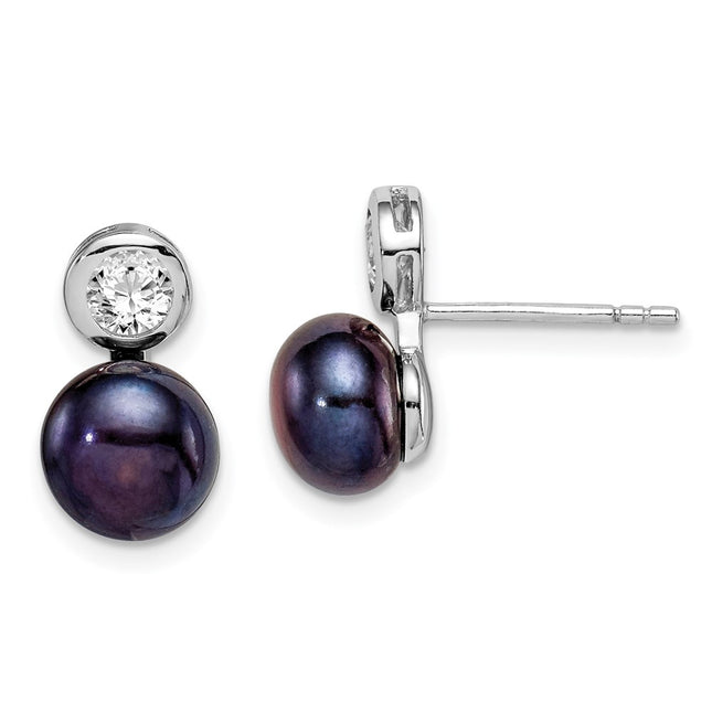 Sterling Silver Earrings Style QE15259 - Classique Jewelry Inc.