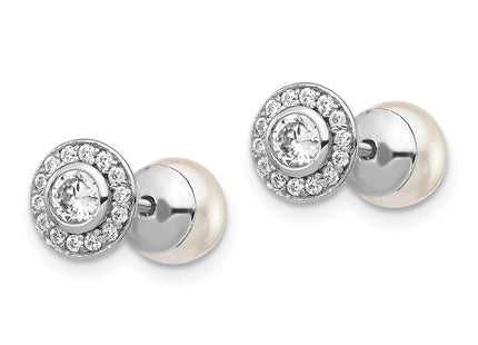 Sterling Silver Earrings Style QE15272 - Classique Jewelry Inc.