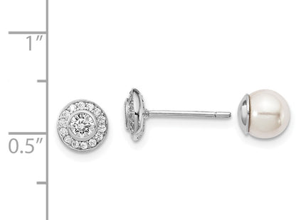 Sterling Silver Earrings Style QE15272 - Classique Jewelry Inc.