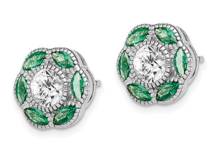 Sterling Silver Earrings Style QE15292 - Classique Jewelry Inc.