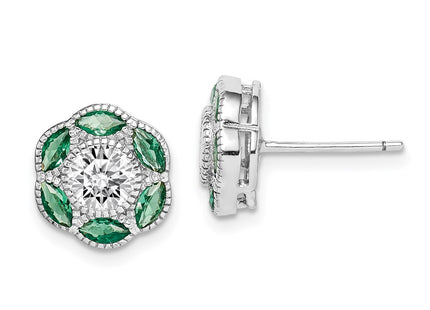 Sterling Silver Earrings Style QE15292 - Classique Jewelry Inc.