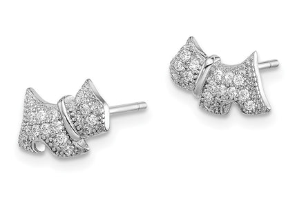 Sterling Silver Earrings Style QE15305 - Classique Jewelry Inc.