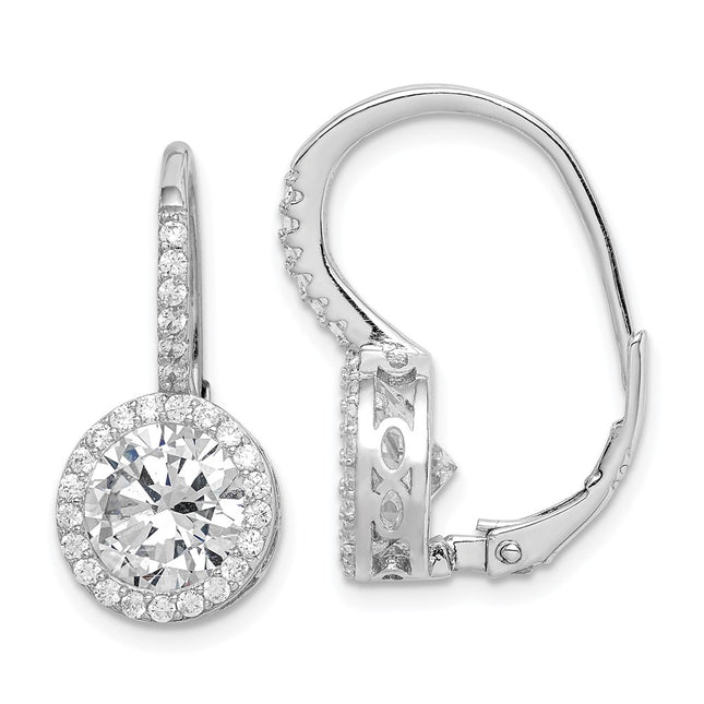 Sterling Silver Earrings Style QE15306 - Classique Jewelry Inc.