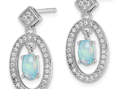 Sterling Silver Earrings Style QE15320 - Classique Jewelry Inc.