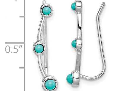 Sterling Silver Earrings Style QE15322 - Classique Jewelry Inc.