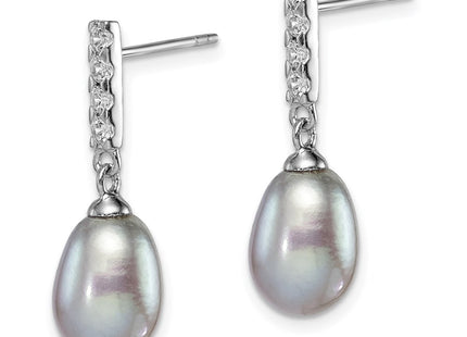 Sterling Silver Earrings Style QE15359 - Classique Jewelry Inc.