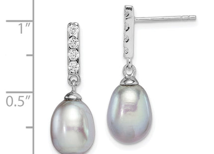Sterling Silver Earrings Style QE15359 - Classique Jewelry Inc.