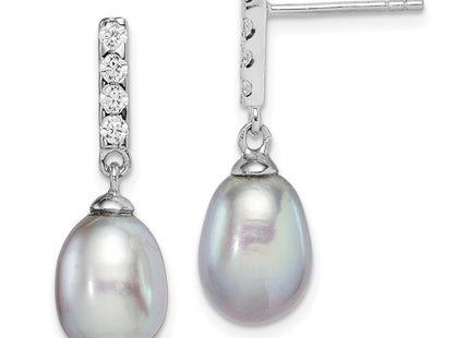 Sterling Silver Earrings Style QE15359 - Classique Jewelry Inc.